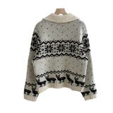 ノルディック柄トグルボタンニットカーディガン | VIVID LADY | 詳細画像19 