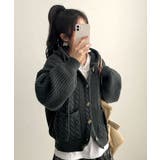 ケーブル編みフード付きニットカーディガン | VIVID LADY | 詳細画像23 