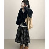 ケーブル編みフード付きニットカーディガン | VIVID LADY | 詳細画像28 