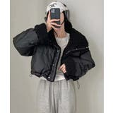 リバーシブル ボア襟 ショート丈 中綿ジャケット | VIVID LADY | 詳細画像6