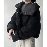 リバーシブル ボア襟 ショート丈 中綿ジャケット | VIVID LADY | 詳細画像8