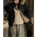 【裏ファー】ファーフード付き ブルゾンジャケット | VIVID LADY | 詳細画像16 