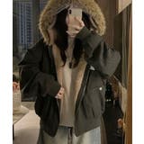 【裏ファー】ファーフード付き ブルゾンジャケット | VIVID LADY | 詳細画像17 