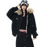 【裏ファー】ファーフード付き ブルゾンジャケット | VIVID LADY | 詳細画像6 