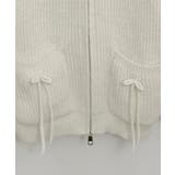 ファー付きフード ダブルジップニットカーディガン | VIVID LADY | 詳細画像20 