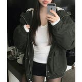 コーデュロイ ボアライナー フーデッドブルゾン | VIVID LADY | 詳細画像9