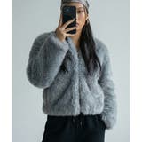 ノーカラー フェイクファージャケット | VIVID LADY | 詳細画像2