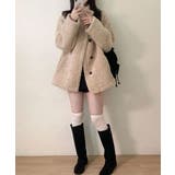 もこもこ スタンドネック ボアジャケットコート | VIVID LADY | 詳細画像14 