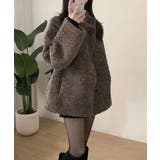 もこもこ スタンドネック ボアジャケットコート | VIVID LADY | 詳細画像5 