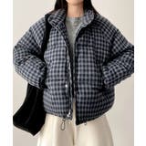 チェック柄 ボリューム 中綿アウター | VIVID LADY | 詳細画像2