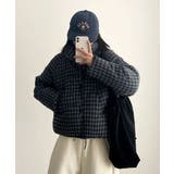 チェック柄 ボリューム 中綿アウター | VIVID LADY | 詳細画像3