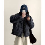 チェック柄 ボリューム 中綿アウター | VIVID LADY | 詳細画像4