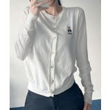 アイボリー | ニットカーディガン レディース 春秋冬 | VIVID LADY