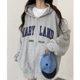 裏起毛 ジップアップパーカー 長袖 | VIVID LADY | 詳細画像12