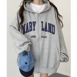 裏起毛 ジップアップパーカー 長袖 | VIVID LADY | 詳細画像14