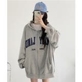 裏起毛 ジップアップパーカー 長袖 | VIVID LADY | 詳細画像21