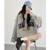 裏起毛 ジップアップパーカー 長袖 | VIVID LADY | 詳細画像22