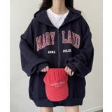 裏起毛 ジップアップパーカー 長袖 | VIVID LADY | 詳細画像25