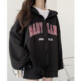 裏起毛 ジップアップパーカー 長袖 | VIVID LADY | 詳細画像34