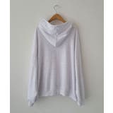 ロゴ入り長袖ジップアップパーカー レディース 可愛い | VIVID LADY | 詳細画像6 