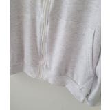 ロゴ入り長袖ジップアップパーカー レディース 可愛い | VIVID LADY | 詳細画像8 