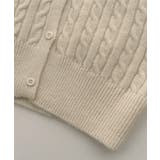 ケーブル編み ショート丈 コンパクトニットカーディガン | VIVID LADY | 詳細画像66 