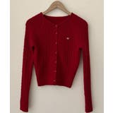 ケーブル編み ショート丈 コンパクトニットカーディガン | VIVID LADY | 詳細画像59 