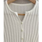 リブニット ショート丈 コンパクトカーディガン | VIVID LADY | 詳細画像41