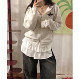 チェックフード ダブルジップ スウェットパーカー | VIVID LADY | 詳細画像5 