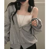 ナンバリング ダブルジップ オーバーサイズパーカー | VIVID LADY | 詳細画像2 