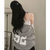 ナンバリング ダブルジップ オーバーサイズパーカー | VIVID LADY | 詳細画像7 