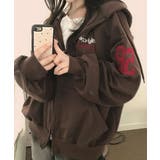 ナンバリング ダブルジップ オーバーサイズパーカー | VIVID LADY | 詳細画像8 