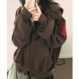 ナンバリング ダブルジップ オーバーサイズパーカー | VIVID LADY | 詳細画像9 