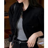 クロップド ハイネック デニムジャケット | VIVID LADY | 詳細画像7 