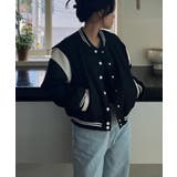 配色フェイクレザーブルゾンジャケット | VIVID LADY | 詳細画像9 