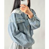 パールレースセーラーデニムジャケット | VIVID LADY | 詳細画像5 