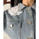 パールレースセーラーデニムジャケット | VIVID LADY | 詳細画像7 