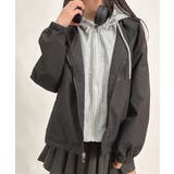 パーカードッキング ジップアップブルゾン | VIVID LADY | 詳細画像6 