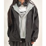 パーカードッキング ジップアップブルゾン | VIVID LADY | 詳細画像7 