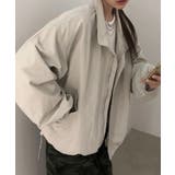 ハイネック オーバーサイズ ナイロンブルゾン | VIVID LADY | 詳細画像1 