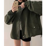 ハイネック オーバーサイズ ナイロンブルゾン | VIVID LADY | 詳細画像8 