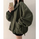 ハイネック オーバーサイズ ナイロンブルゾン | VIVID LADY | 詳細画像11 