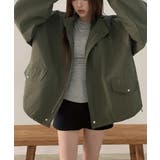 ハイネック オーバーサイズ ナイロンブルゾン | VIVID LADY | 詳細画像12 