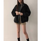 ハイネック オーバーサイズ ナイロンブルゾン | VIVID LADY | 詳細画像19 