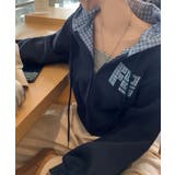 チェック フードジップアップパーカー | VIVID LADY | 詳細画像16 