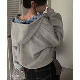 チェック フードジップアップパーカー | VIVID LADY | 詳細画像20 