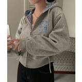 チェック フードジップアップパーカー | VIVID LADY | 詳細画像21 