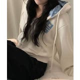 チェック フードジップアップパーカー | VIVID LADY | 詳細画像5 