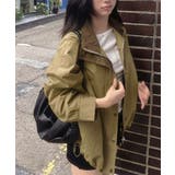 ハイネック配色オーバーブルゾン | VIVID LADY | 詳細画像1 