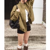 ハイネック配色オーバーブルゾン | VIVID LADY | 詳細画像3 